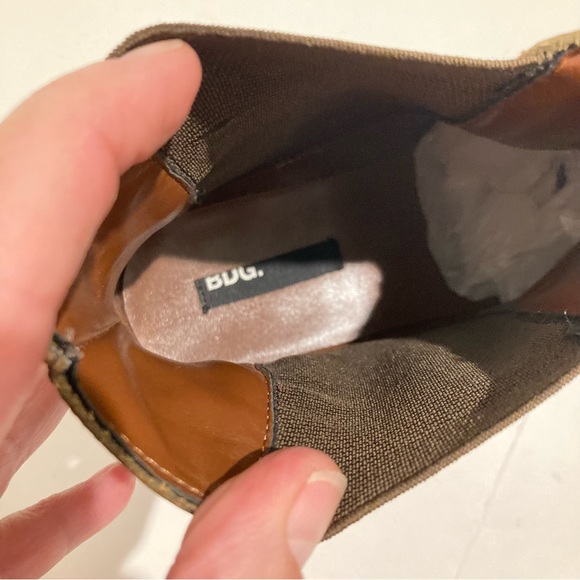 BDG Leather Ankle Boots 8 - Picture 7 of 8